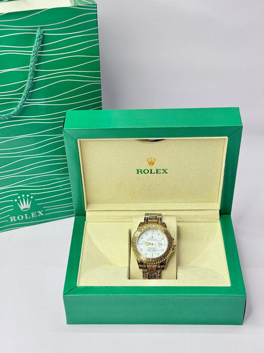 Rolex Submariner Handcrafted Premium Watch (White Dial)