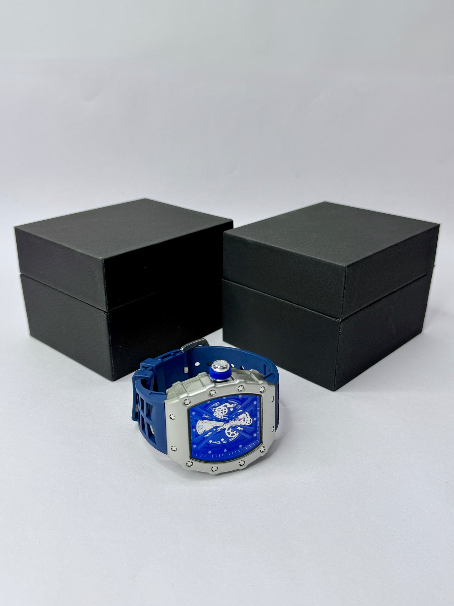 RM 17-01 Blue Gold Manual Wind Tourbillon