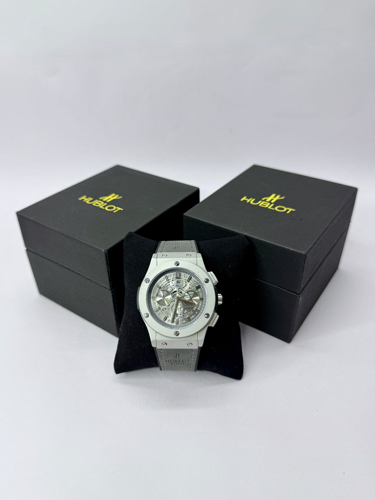 Big Bang Chronograph Skeleton Dial Men's Watch