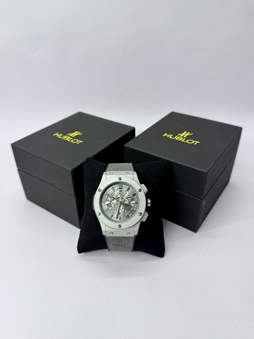 Big Bang Chronograph Skeleton Dial Men's Watch