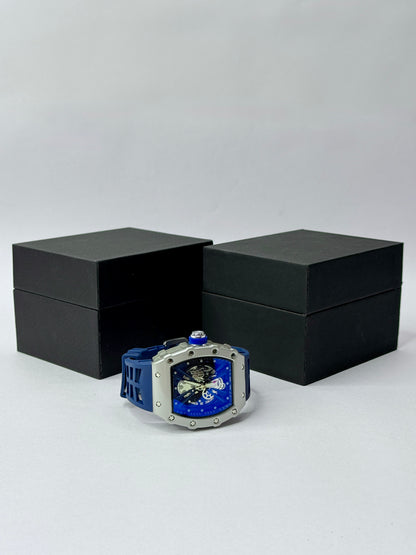 RM 17-01 Blue Gold Manual Wind Tourbillon
