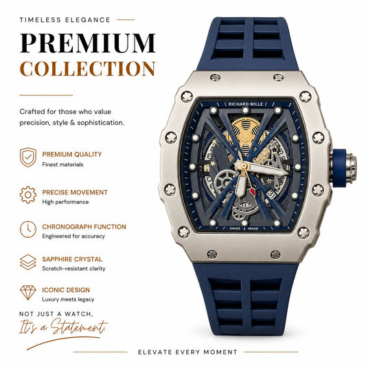 Richard Mille RM 17-01 Blue Gold Manual Wind Tourbillon